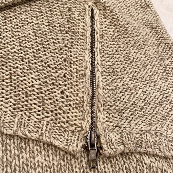 Beige Crocheted Sweater - Picture 4 of 4